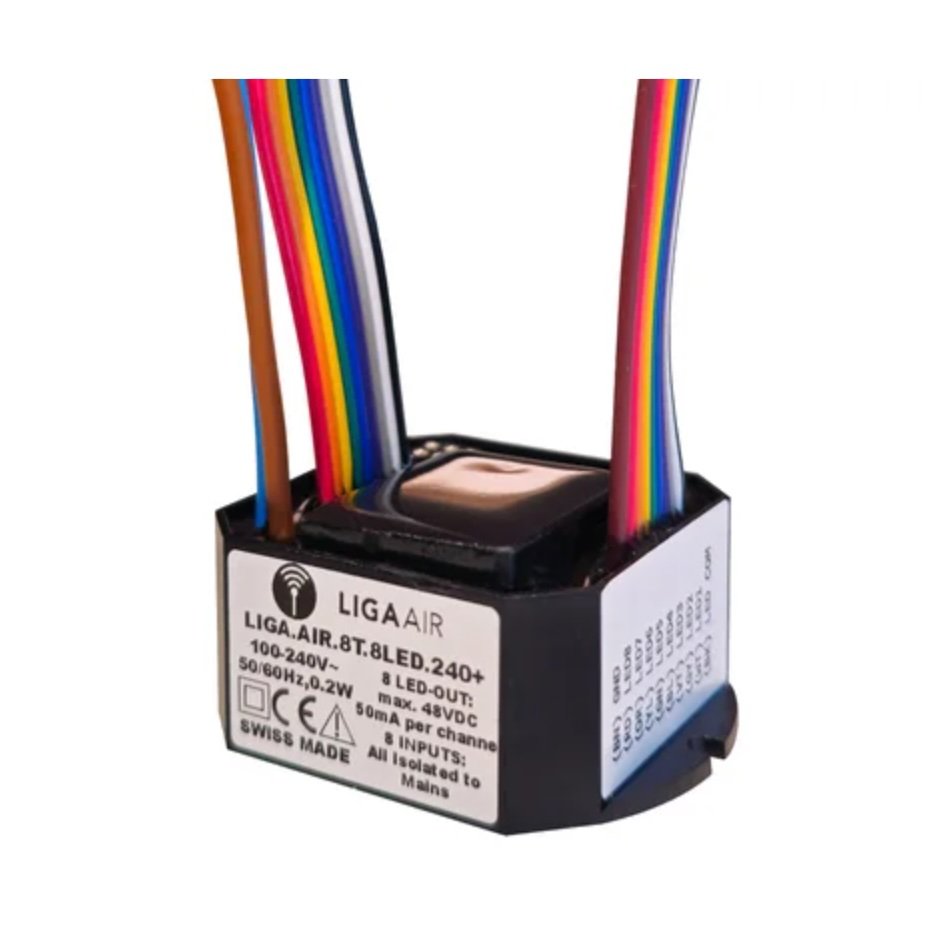 Casambi 8-Taster-Modul Signal-LEDs